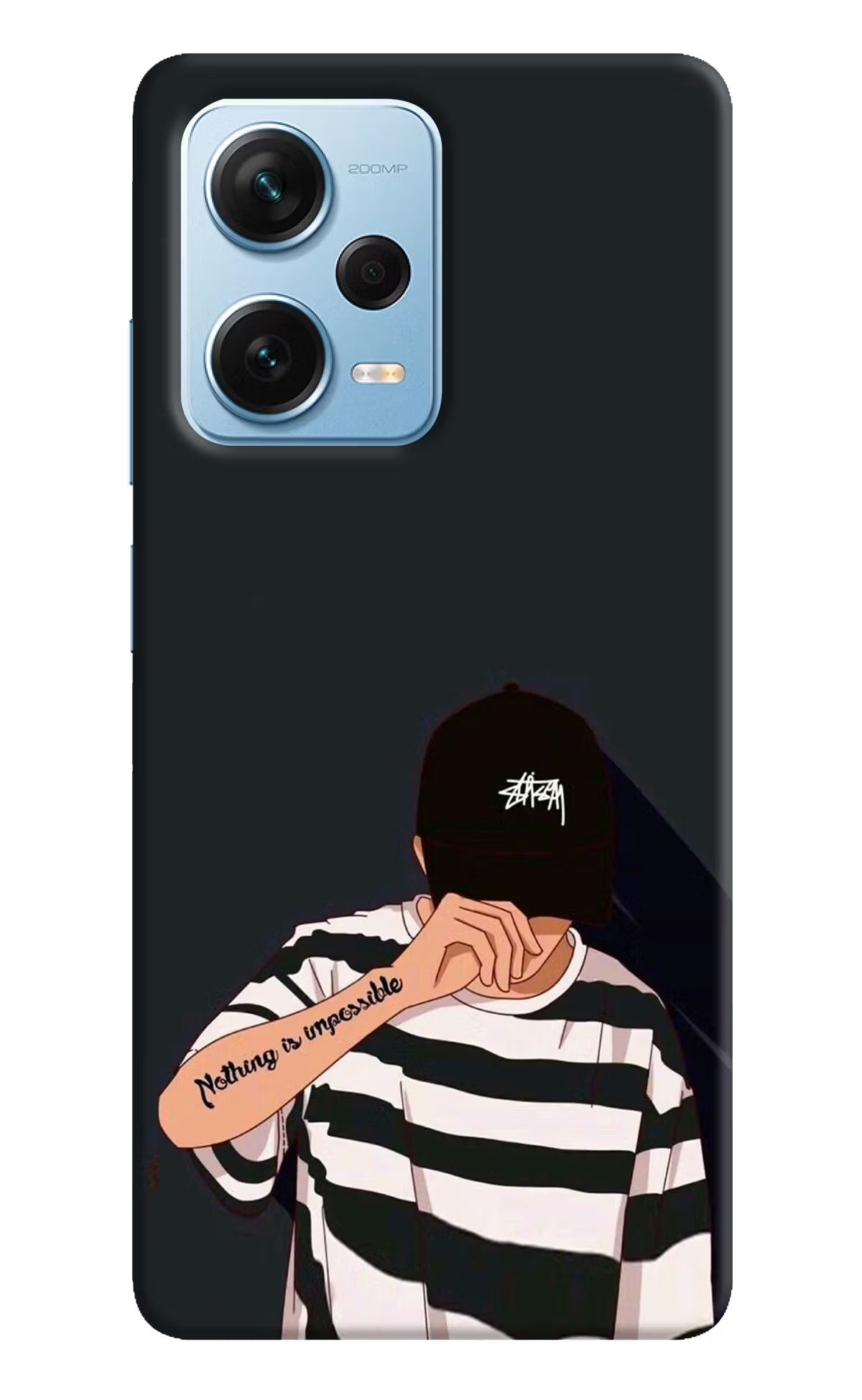 Aesthetic Boy Redmi Note 12 Pro+ 5G Hard Case Back Cover by Casekaro