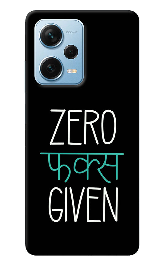 Zero Fucks Given Redmi Note 12 Pro+ 5G Back Cover