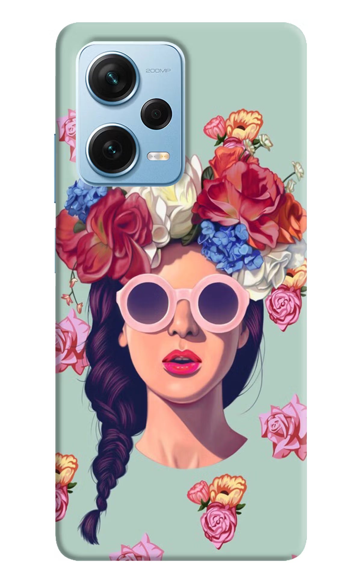 Pretty Girl Redmi Note 12 Pro+ 5G Hard Case Back Cover by Casekaro