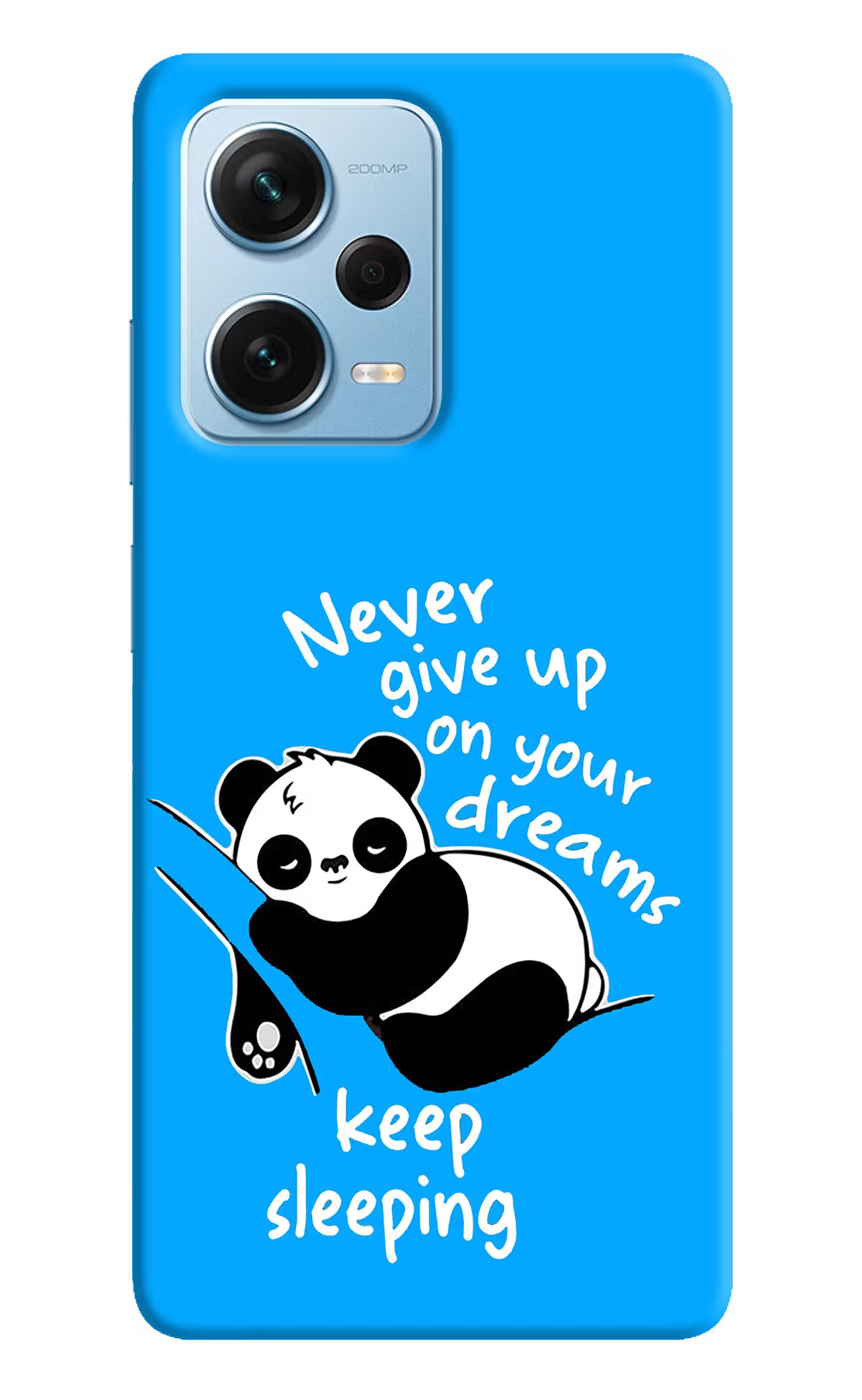 Keep Sleeping Redmi Note 12 Pro+ 5G Hard Case Back Cover by Casekaro