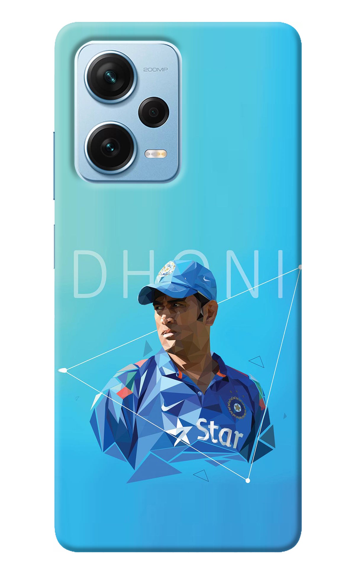 Dhoni Artwork Redmi Note 12 Pro+ 5G Back Cover