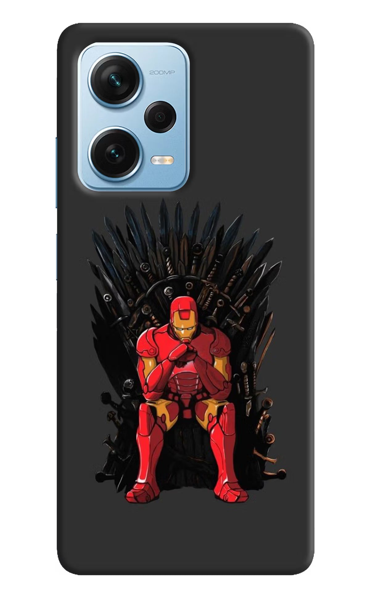 Ironman Throne Redmi Note 12 Pro+ 5G Hard Case Back Cover by Casekaro