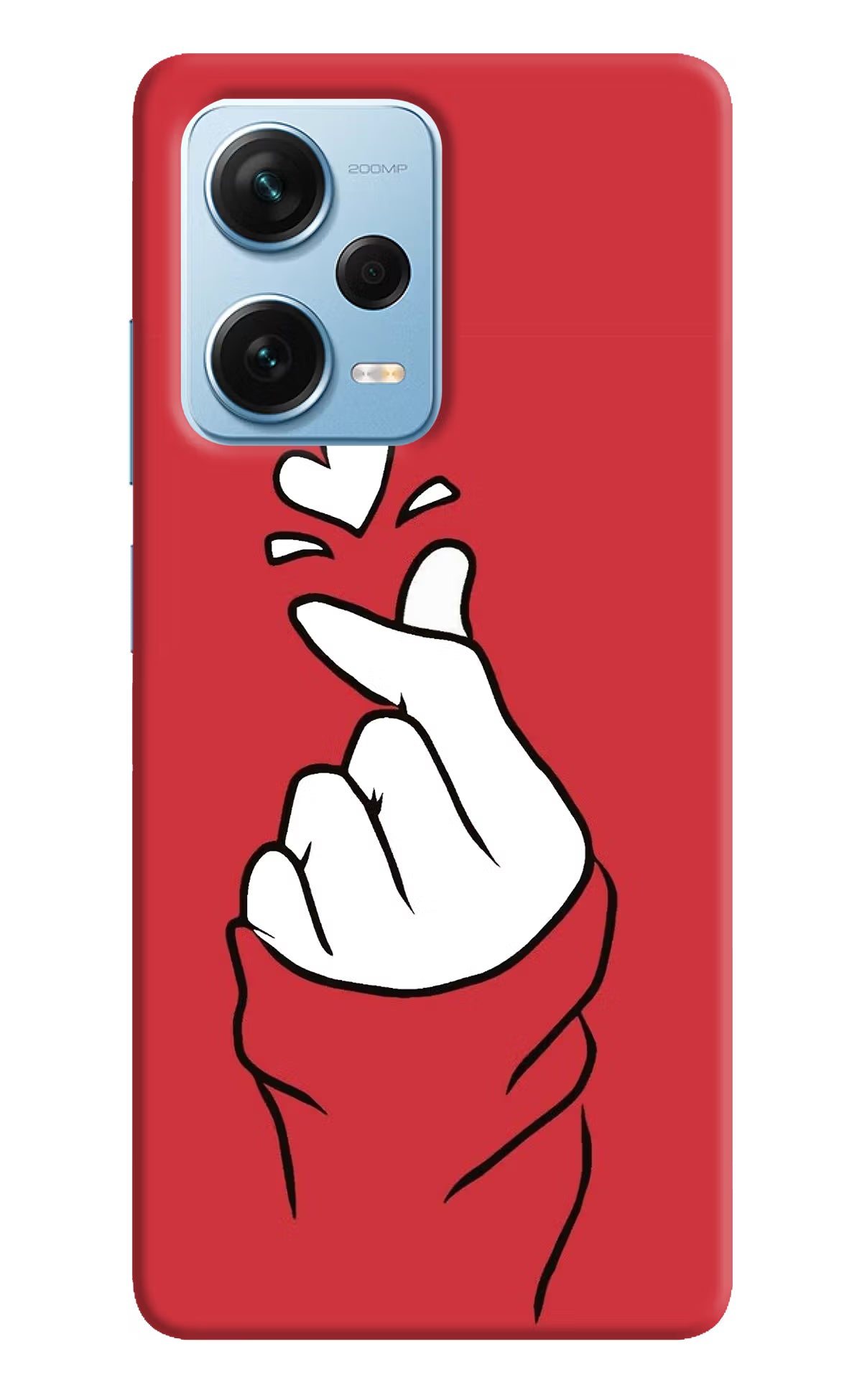 Korean Love Sign Redmi Note 12 Pro+ 5G Hard Case Back Cover by Casekaro