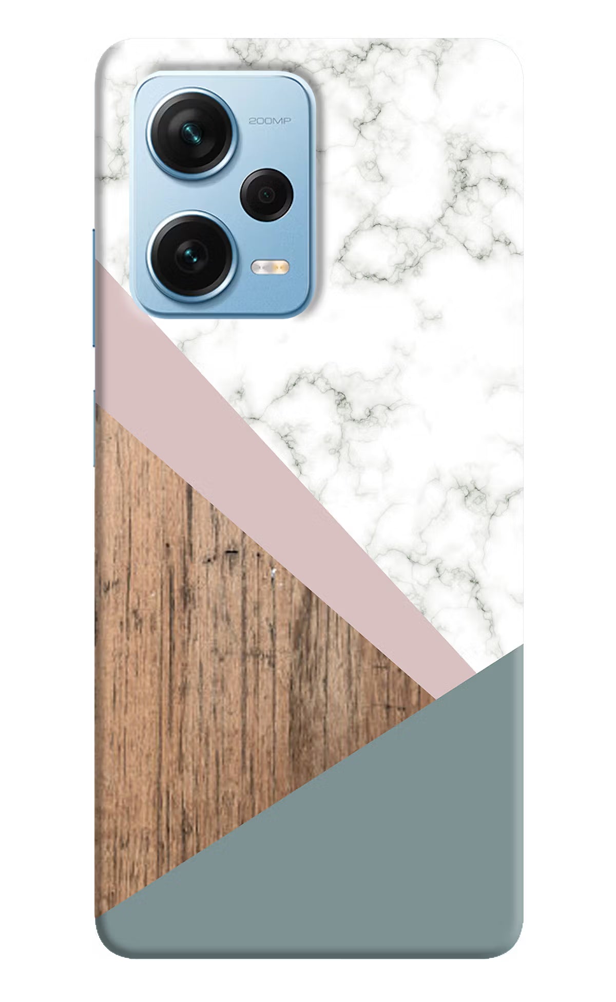 Marble wood Abstract Redmi Note 12 Pro+ 5G Hard Case Back Cover by Casekaro
