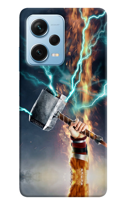 Thor Hammer Mjolnir Redmi Note 12 Pro+ 5G Hard Case Back Cover by Casekaro