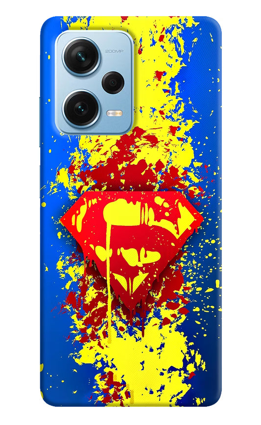 Superman logo Redmi Note 12 Pro+ 5G Hard Case Back Cover by Casekaro
