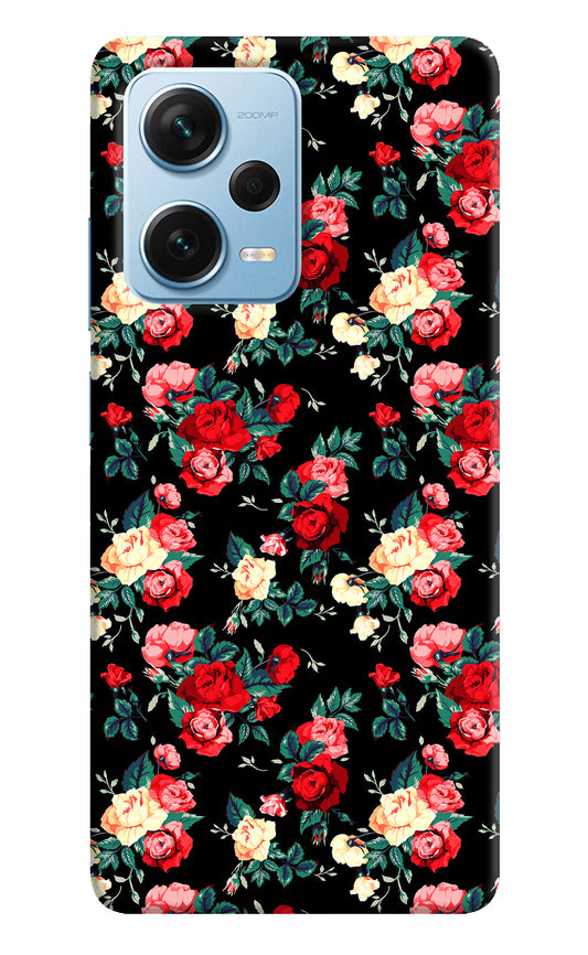Rose Pattern Redmi Note 12 Pro+ 5G Hard Case Back Cover by Casekaro