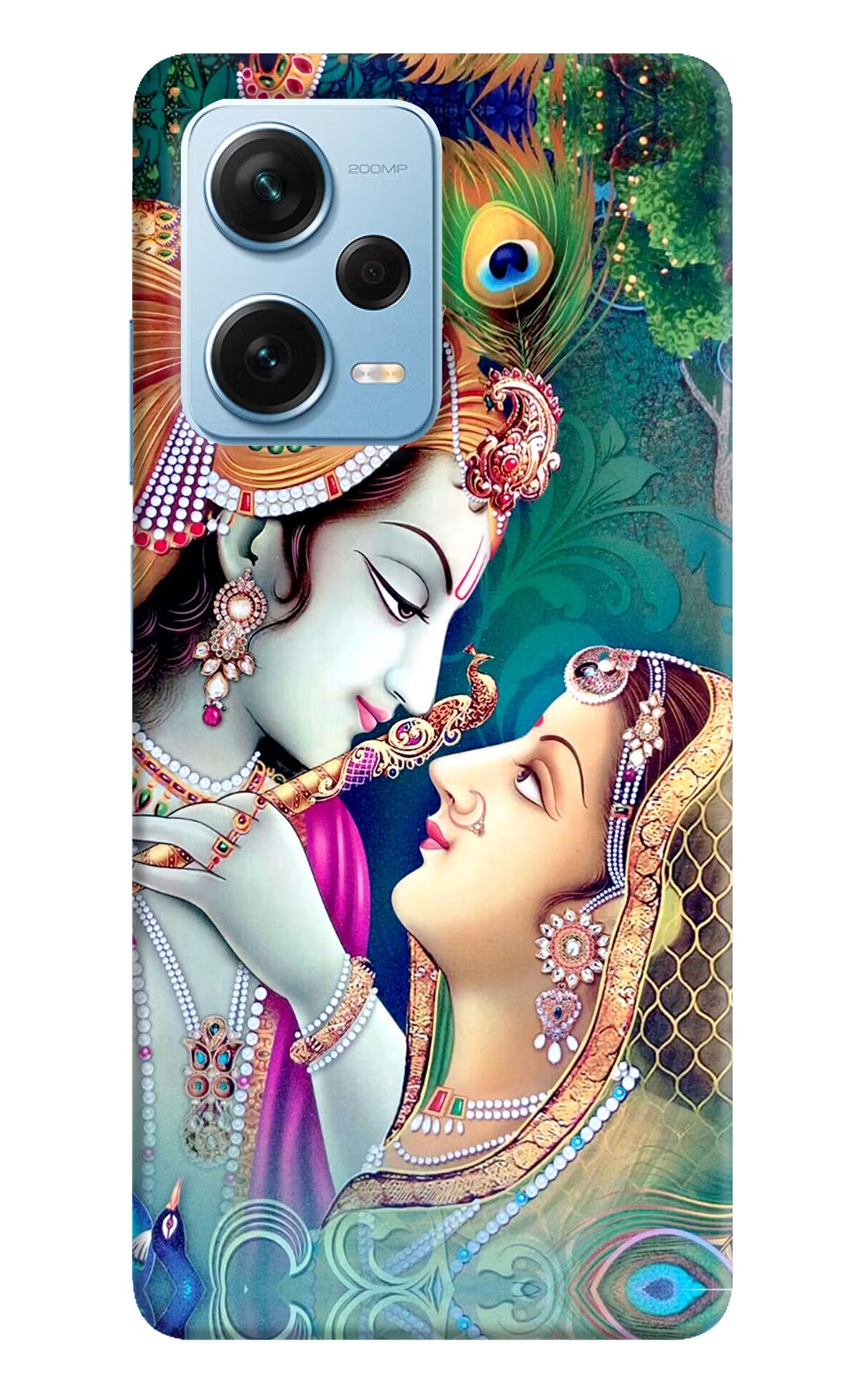 Lord Radha Krishna Redmi Note 12 Pro+ 5G Hard Case Back Cover by Casekaro