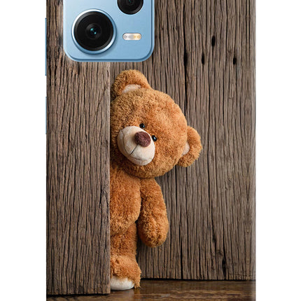 Teddy Wooden Redmi Note 12 Pro+ 5G Hard Case Back Cover by Casekaro