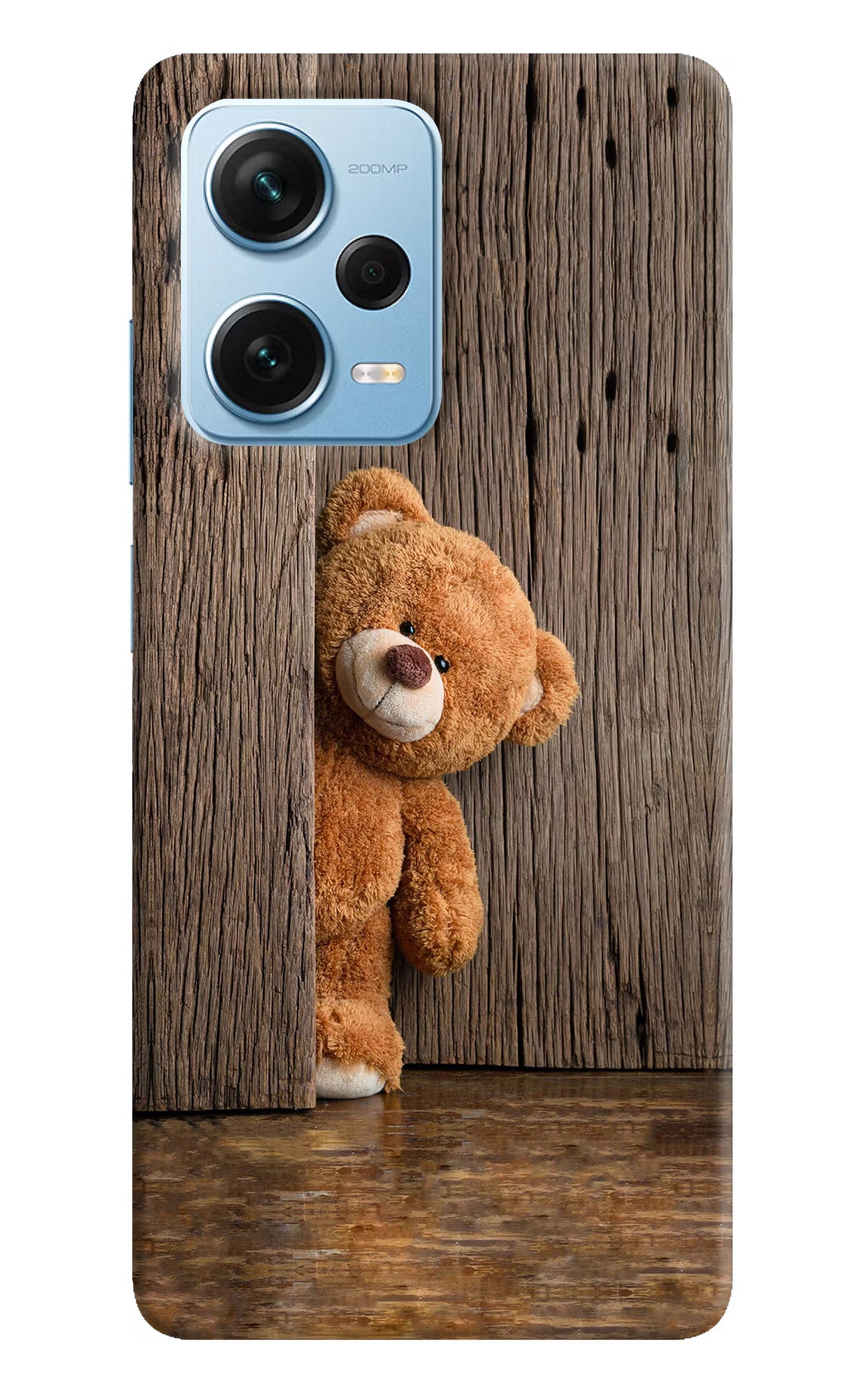 Teddy Wooden Redmi Note 12 Pro+ 5G Hard Case Back Cover by Casekaro