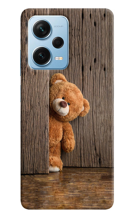 Teddy Wooden Redmi Note 12 Pro+ 5G Hard Case Back Cover by Casekaro