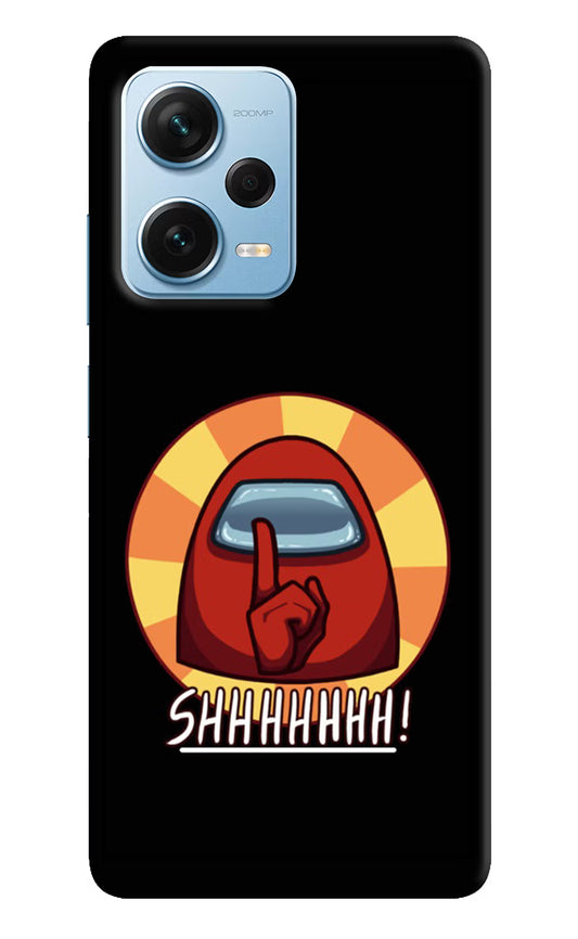 Among Us Shhh! Redmi Note 12 Pro+ 5G Hard Case Back Cover by Casekaro