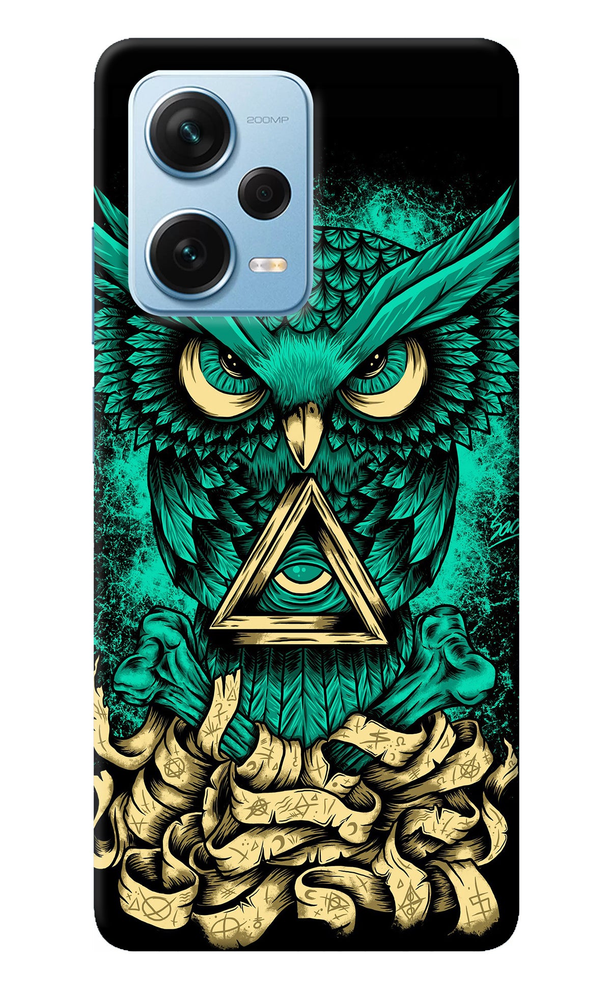 Green Owl Redmi Note 12 Pro+ 5G Back Cover