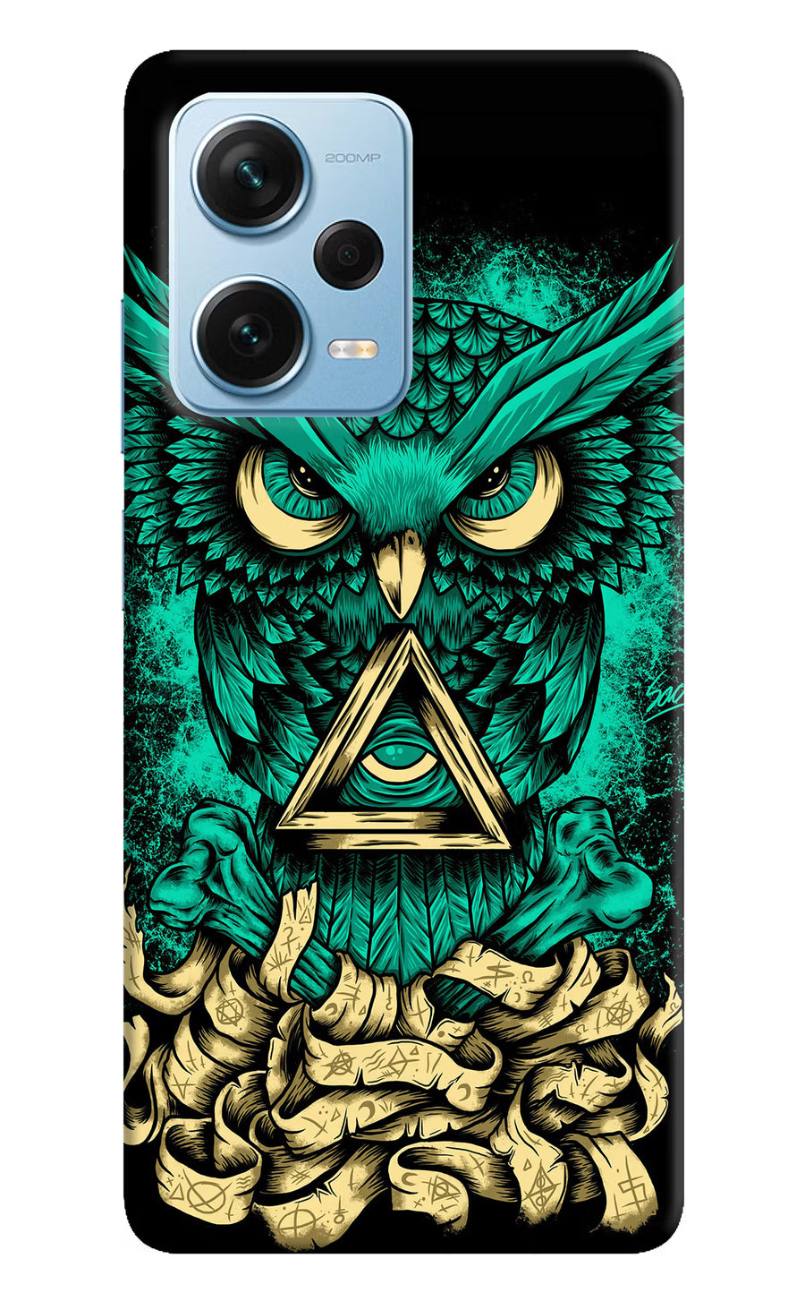 Green Owl Redmi Note 12 Pro+ 5G Back Cover, Hard case