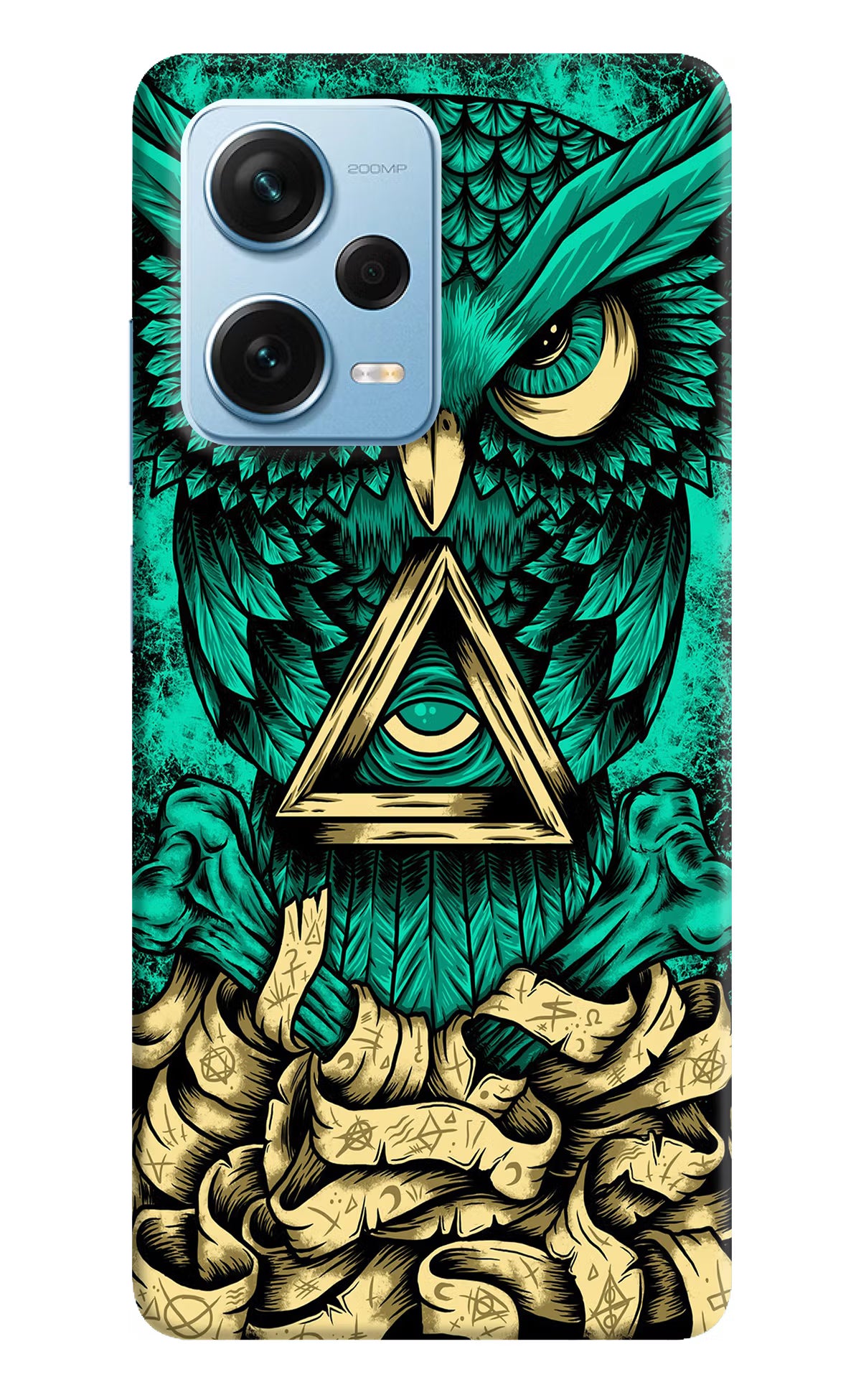 Green Owl Redmi Note 12 Pro+ 5G Hard Case Back Cover by Casekaro