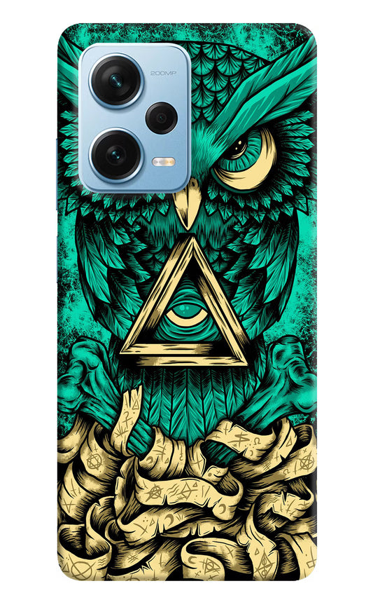 Green Owl Redmi Note 12 Pro+ 5G Hard Case Back Cover by Casekaro