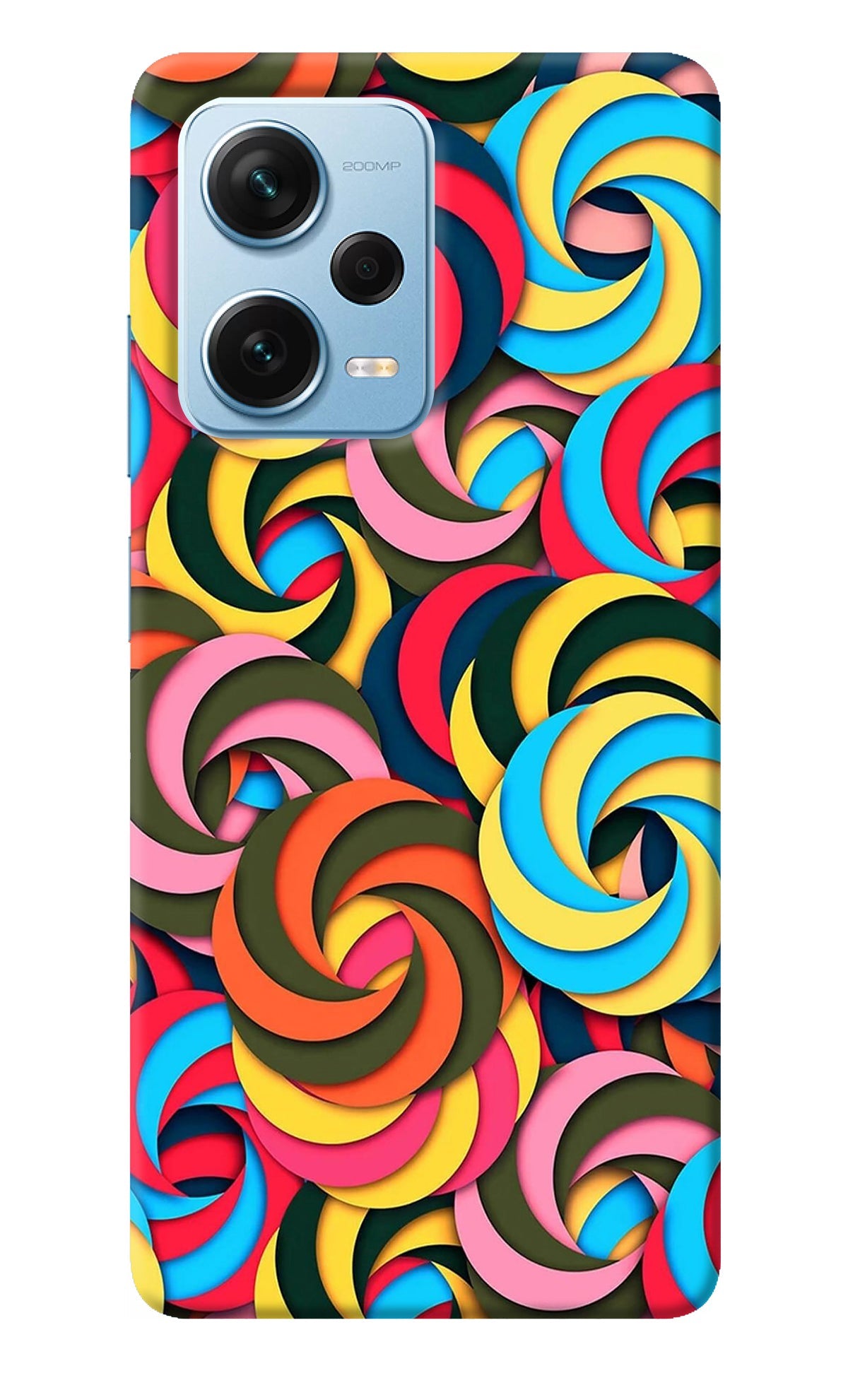 Spiral Pattern Redmi Note 12 Pro+ 5G Back Cover