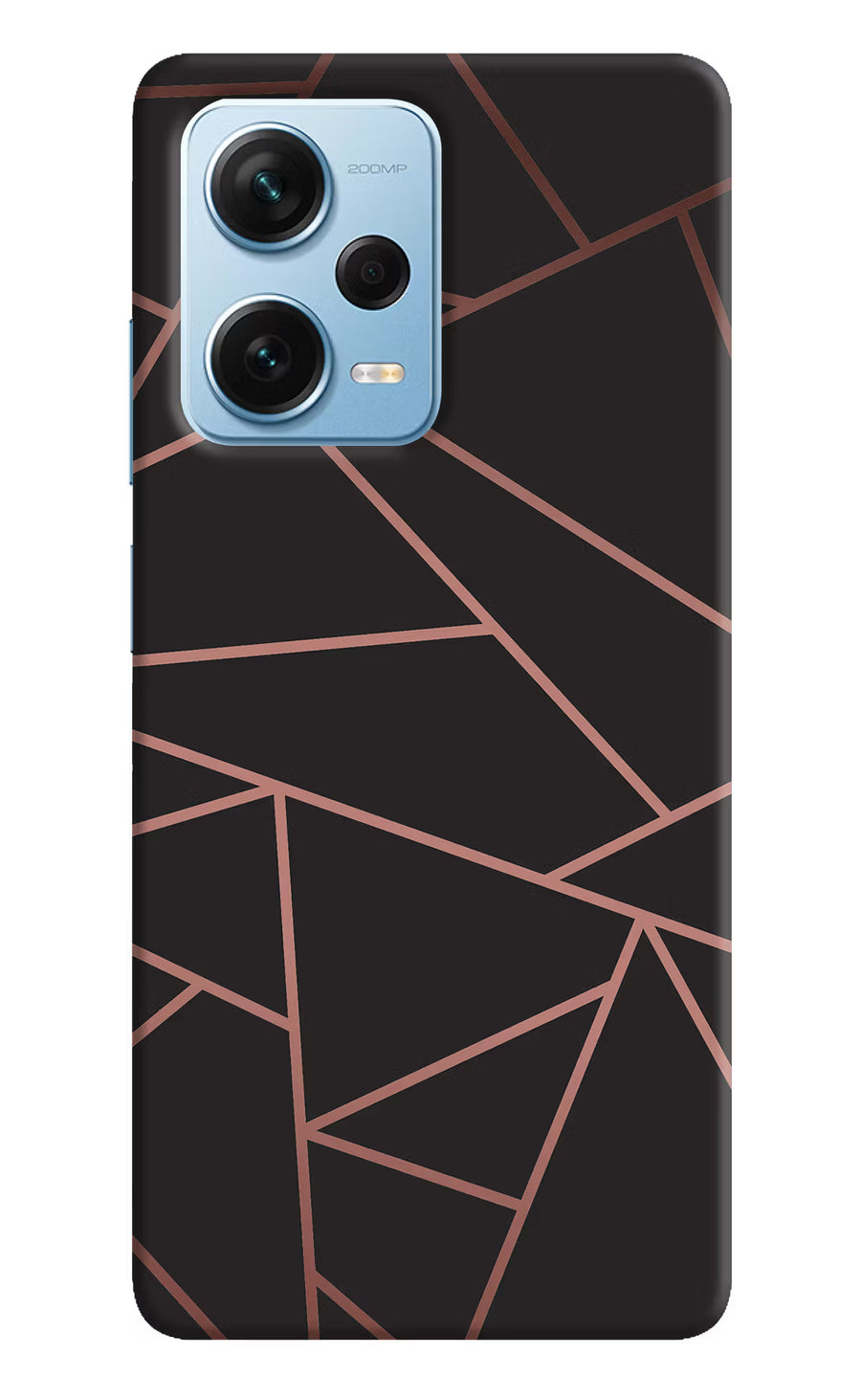 Geometric Pattern Redmi Note 12 Pro+ 5G Back Cover, Hard case