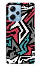 Geometric Graffiti Redmi Note 12 Pro+ 5G Hard Case Back Cover by Casekaro