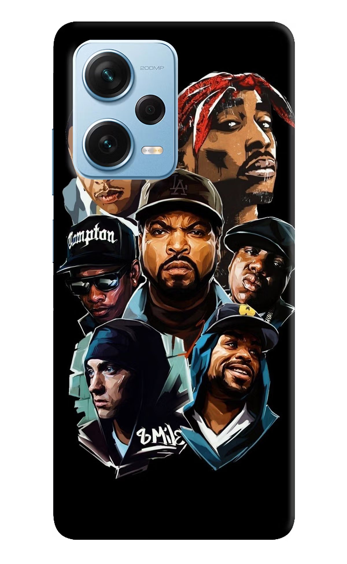 Rappers Redmi Note 12 Pro+ 5G Hard Case Back Cover by Casekaro