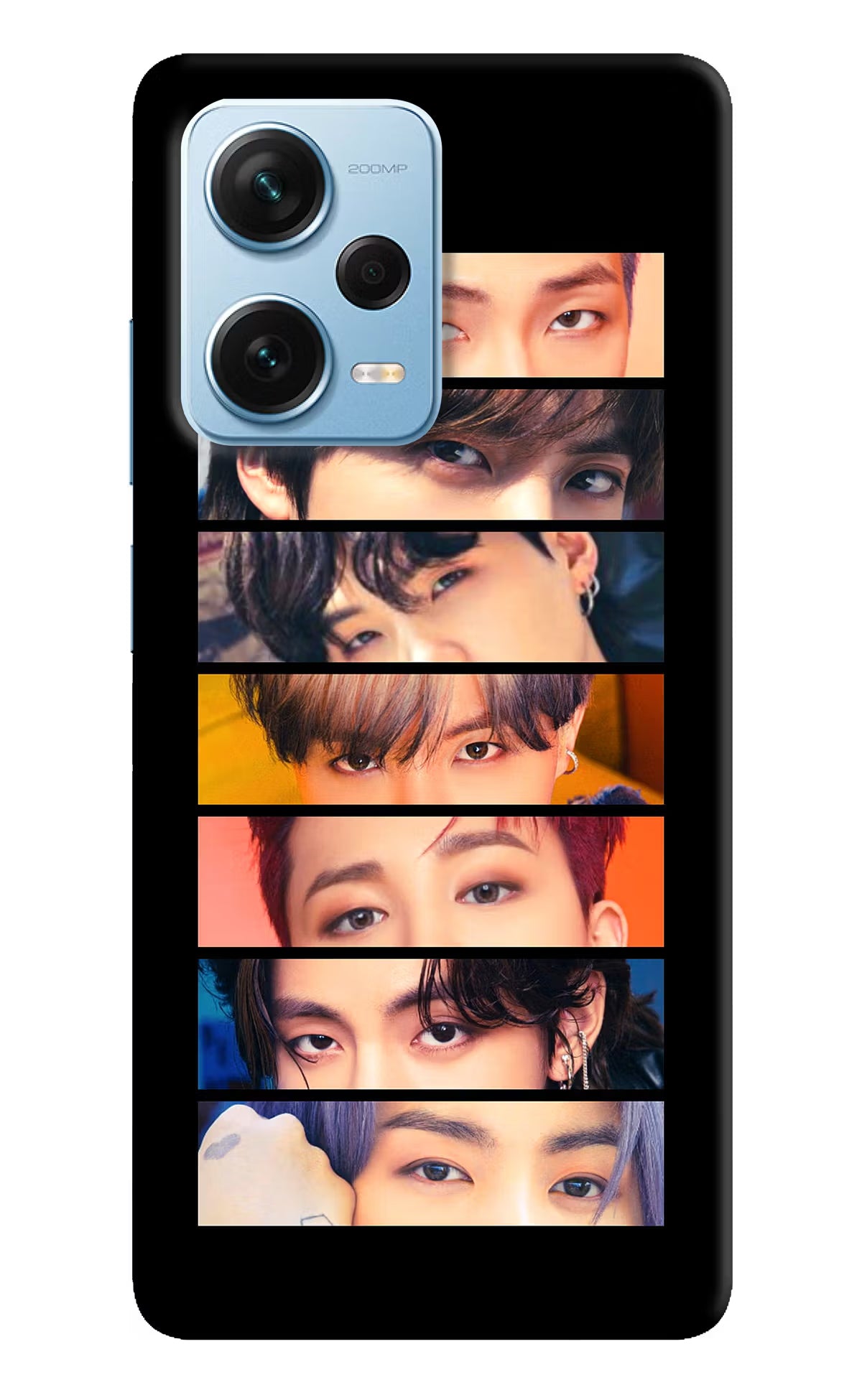 BTS Eyes Redmi Note 12 Pro+ 5G Hard Case Back Cover by Casekaro