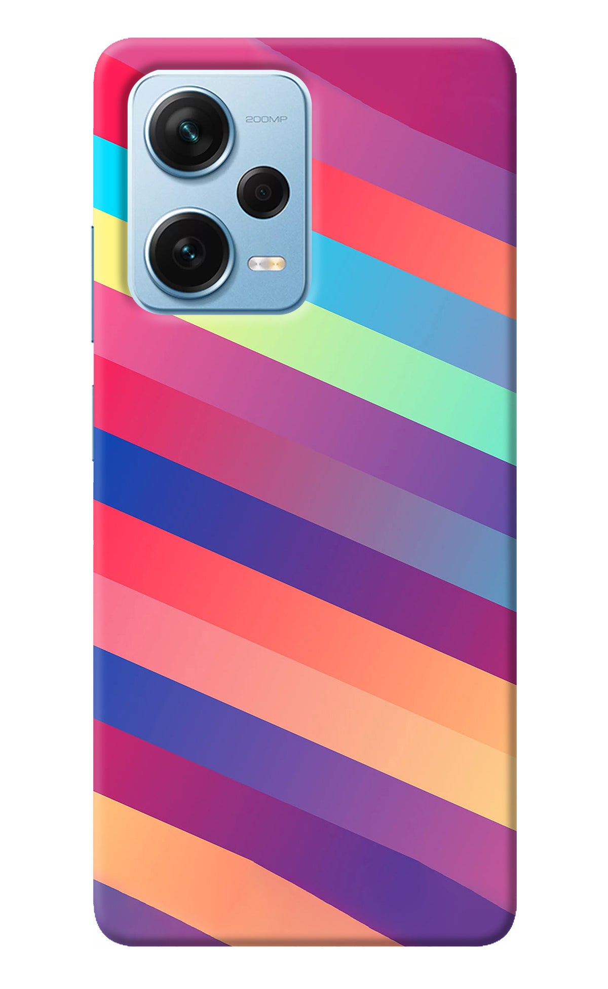 Stripes color Redmi Note 12 Pro+ 5G Back Cover