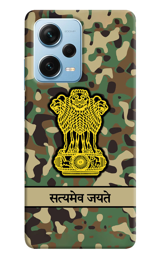 Satyamev Jayate Army Redmi Note 12 Pro+ 5G Hard Case Back Cover by Casekaro