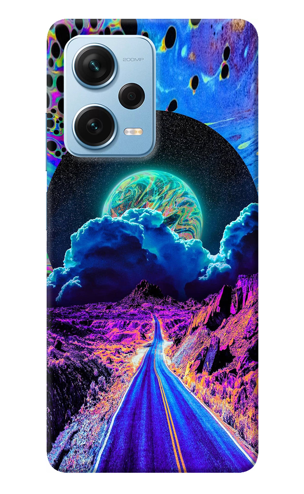 Psychedelic Painting Redmi Note 12 Pro+ 5G Back Cover