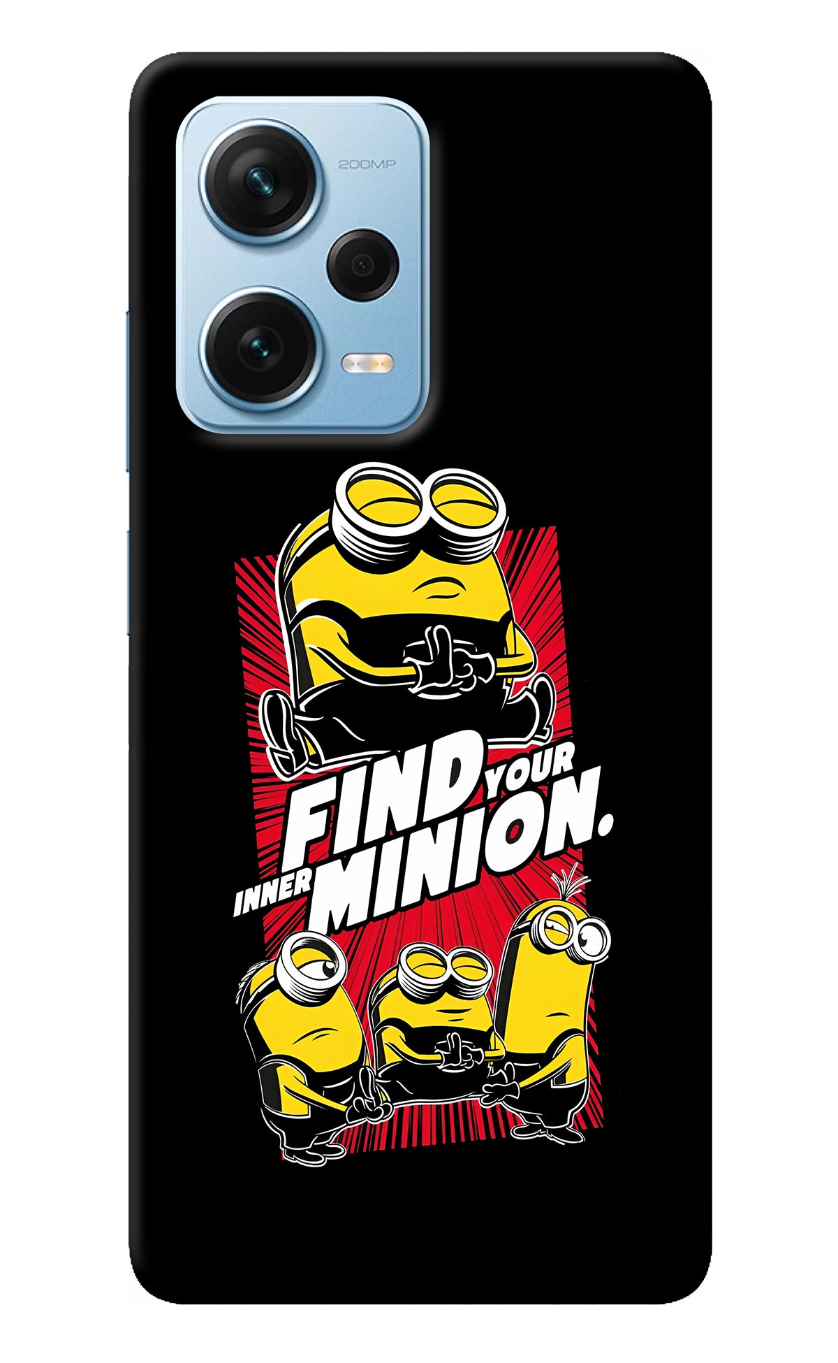 Find your inner Minion Redmi Note 12 Pro+ 5G Back Cover