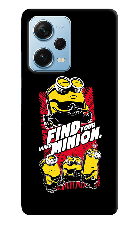 Find your inner Minion Redmi Note 12 Pro+ 5G Hard Case Back Cover by Casekaro
