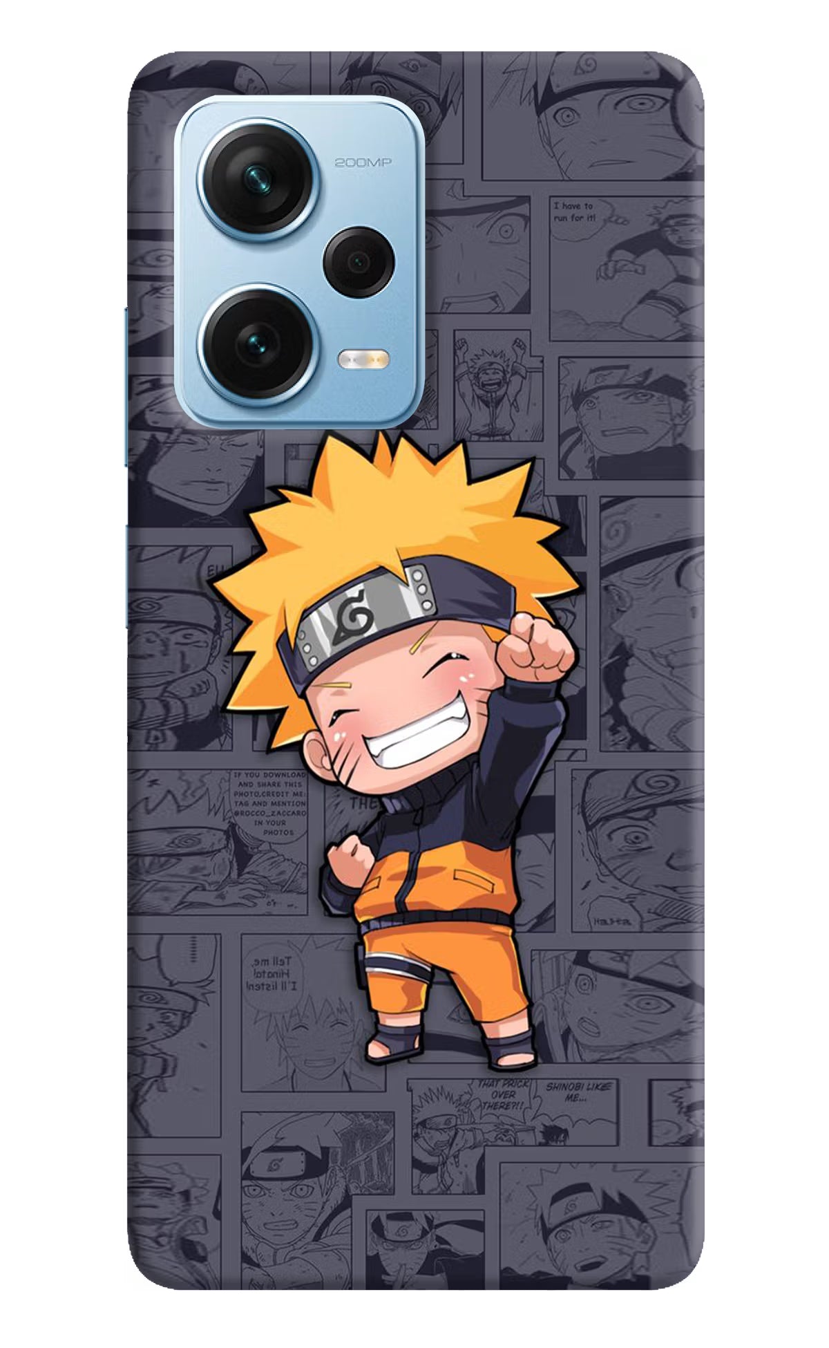Chota Naruto Redmi Note 12 Pro+ 5G Hard Case Back Cover by Casekaro