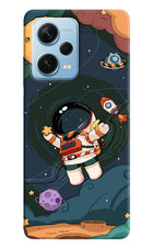 Cartoon Astronaut Redmi Note 12 Pro+ 5G Hard Case Back Cover by Casekaro