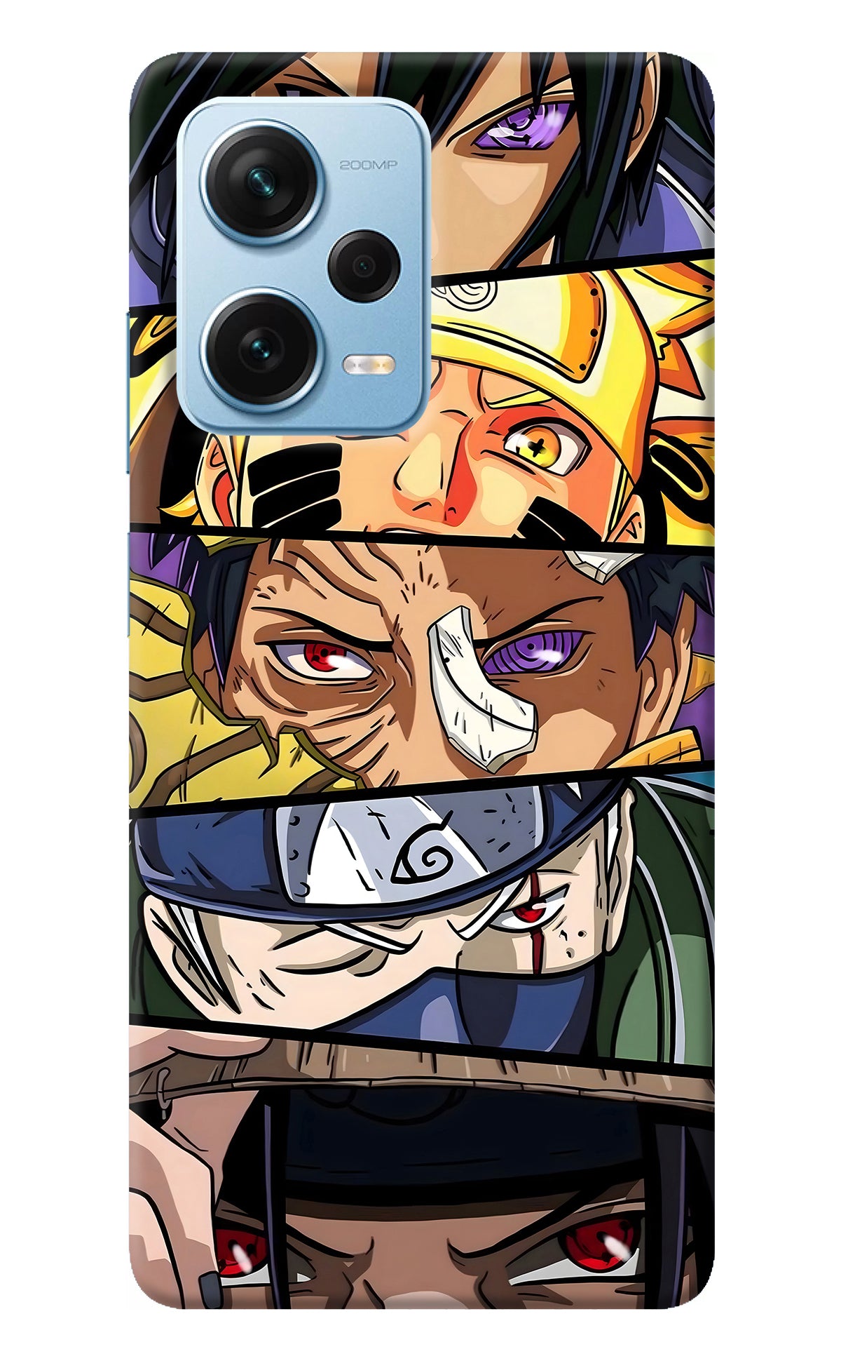 Naruto Character Redmi Note 12 Pro+ 5G Back Cover