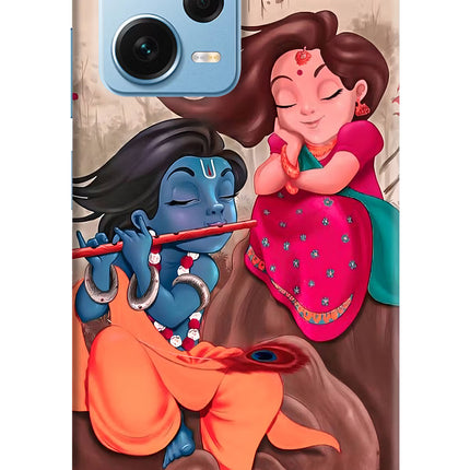 Radhe Krishna Redmi Note 12 Pro+ 5G Hard Case Back Cover by Casekaro