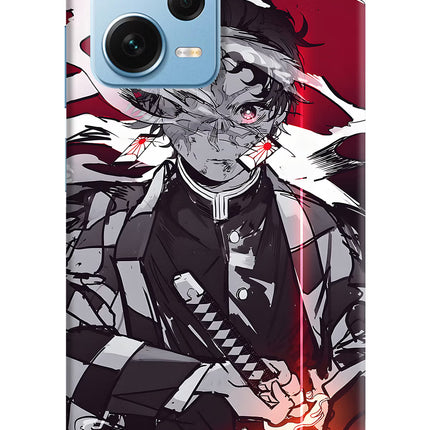 Demon Slayer Redmi Note 12 Pro+ 5G Hard Case Back Cover by Casekaro