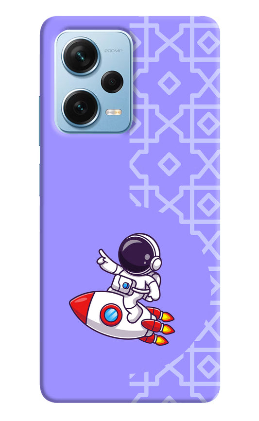 Cute Astronaut Redmi Note 12 Pro+ 5G Hard Case Back Cover by Casekaro