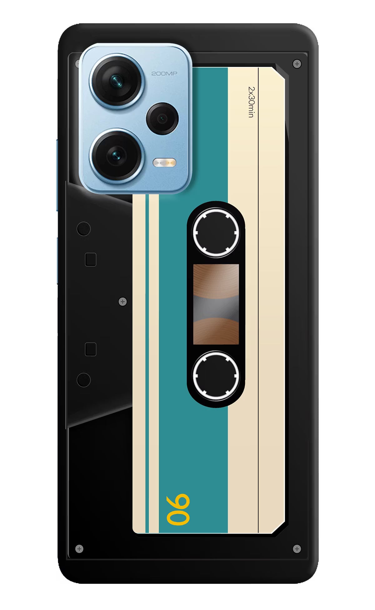 Cassette Redmi Note 12 Pro+ 5G Hard Case Back Cover by Casekaro