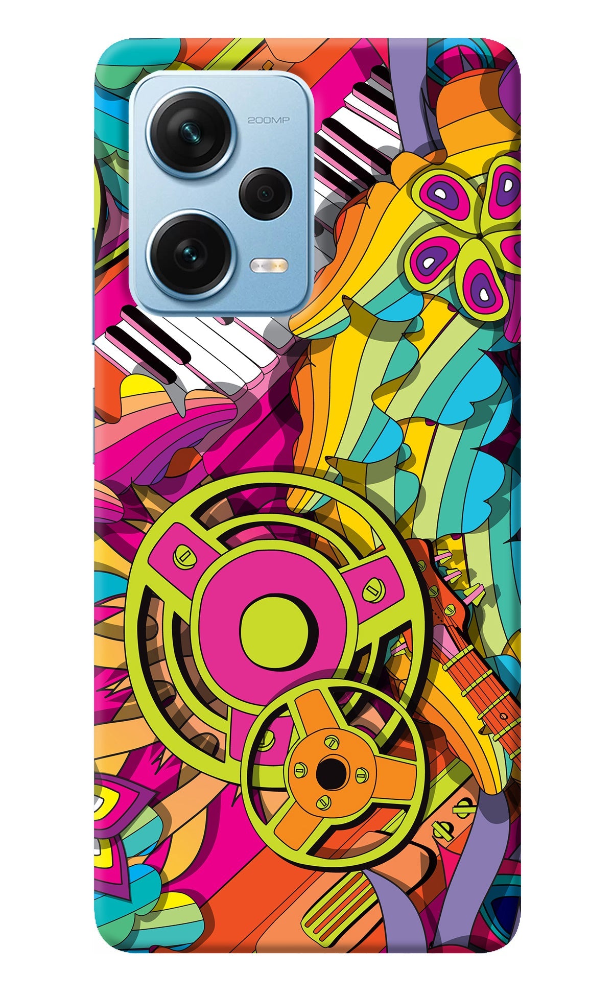 Music Doodle Redmi Note 12 Pro+ 5G Back Cover