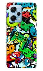 Game Doodle Redmi Note 12 Pro+ 5G Hard Case Back Cover by Casekaro