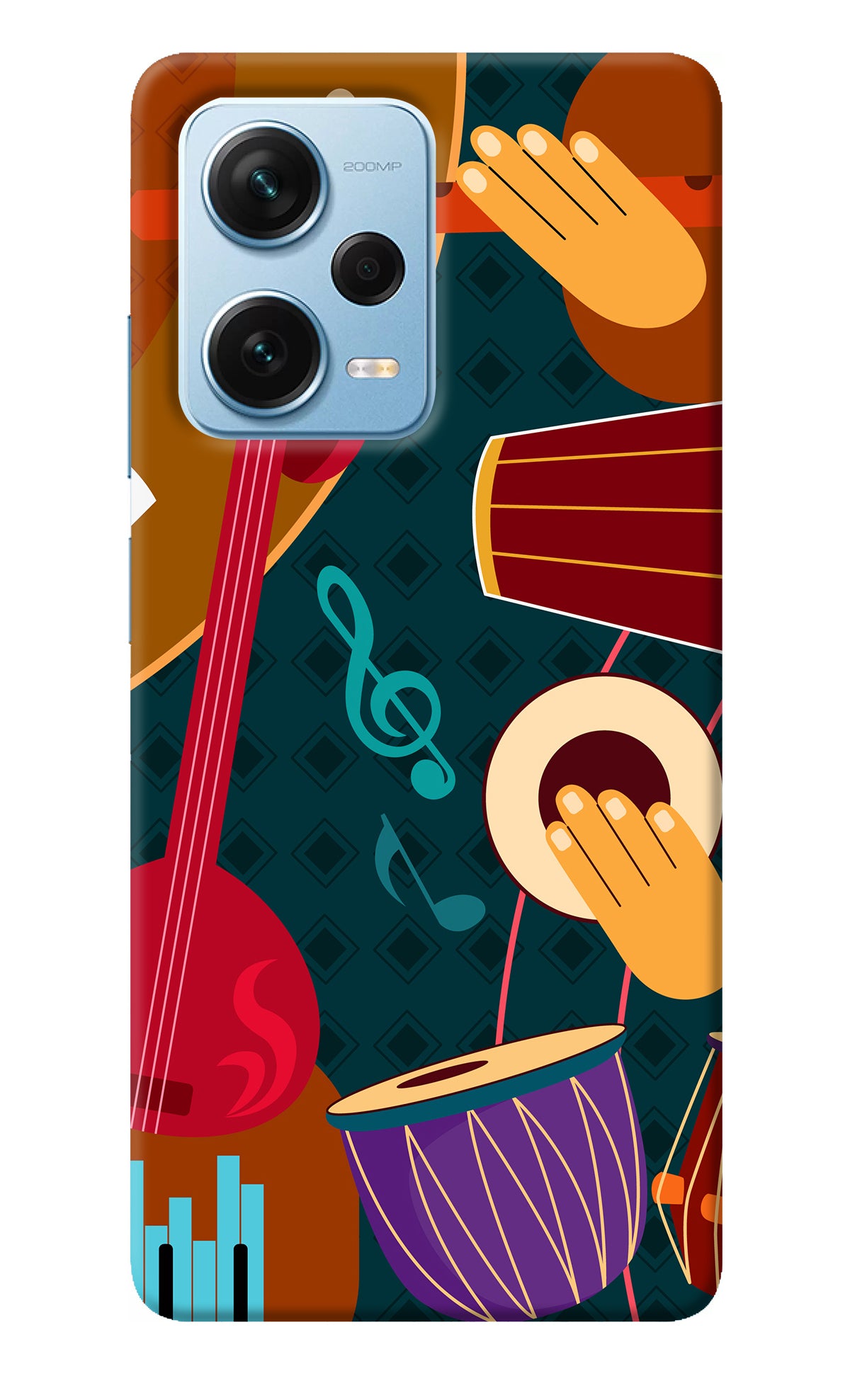 Music Instrument Redmi Note 12 Pro+ 5G Back Cover