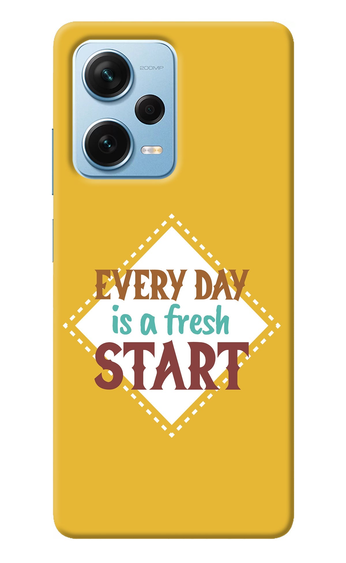 Every day is a Fresh Start Redmi Note 12 Pro+ 5G Back Cover