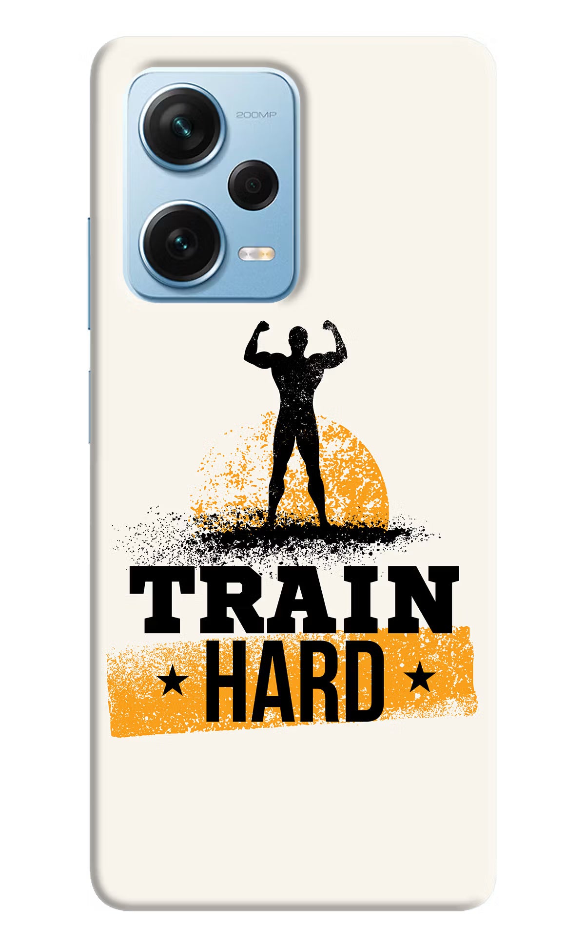 Train Hard Redmi Note 12 Pro+ 5G Hard Case Back Cover by Casekaro