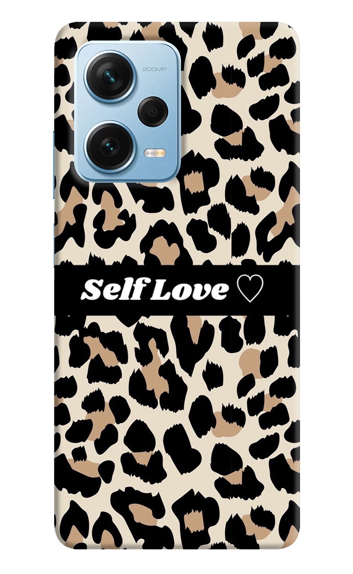 Leopard Print Self Love Redmi Note 12 Pro+ 5G Back Cover