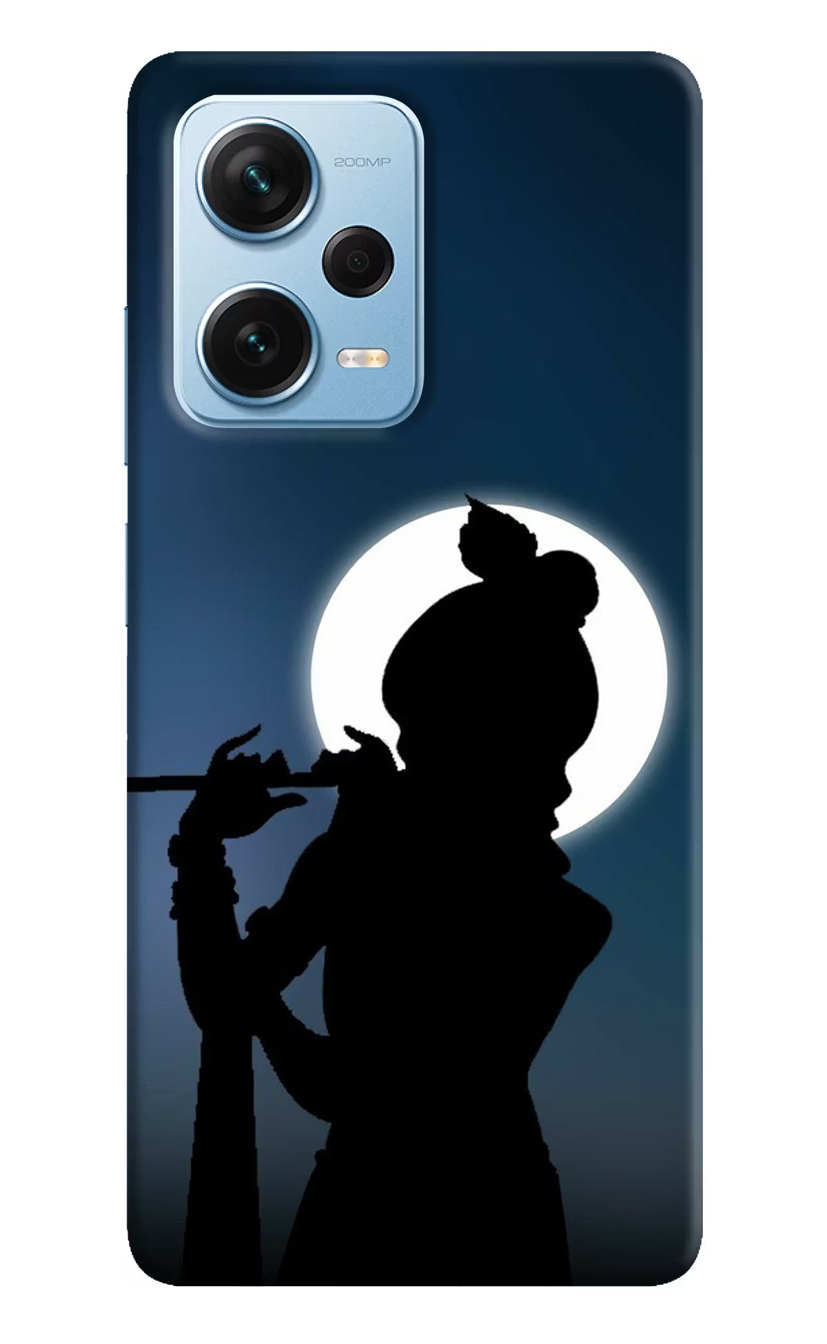 Shri Krishna Silhouette Redmi Note 12 Pro+ 5G Hard Case Back Cover by Casekaro