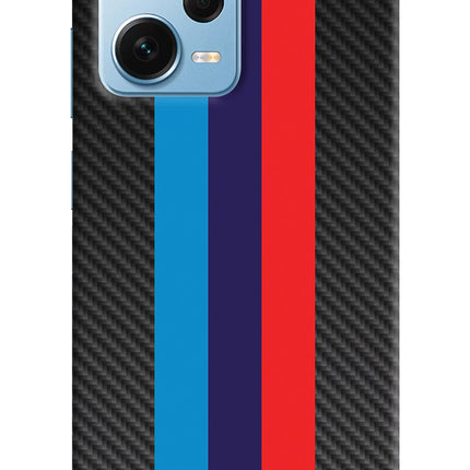 BMW Stripes Pattern Redmi Note 12 Pro+ 5G Hard Case Back Cover by Casekaro