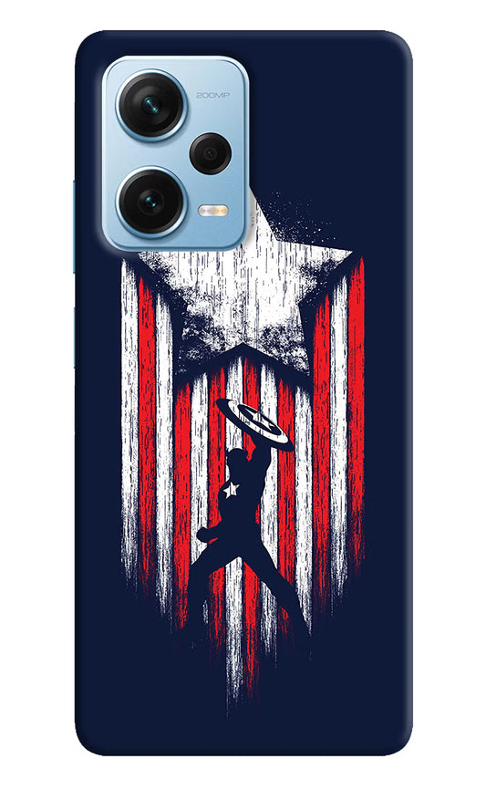 Captain America Marvel Art Redmi Note 12 Pro+ 5G Hard Case Back Cover by Casekaro