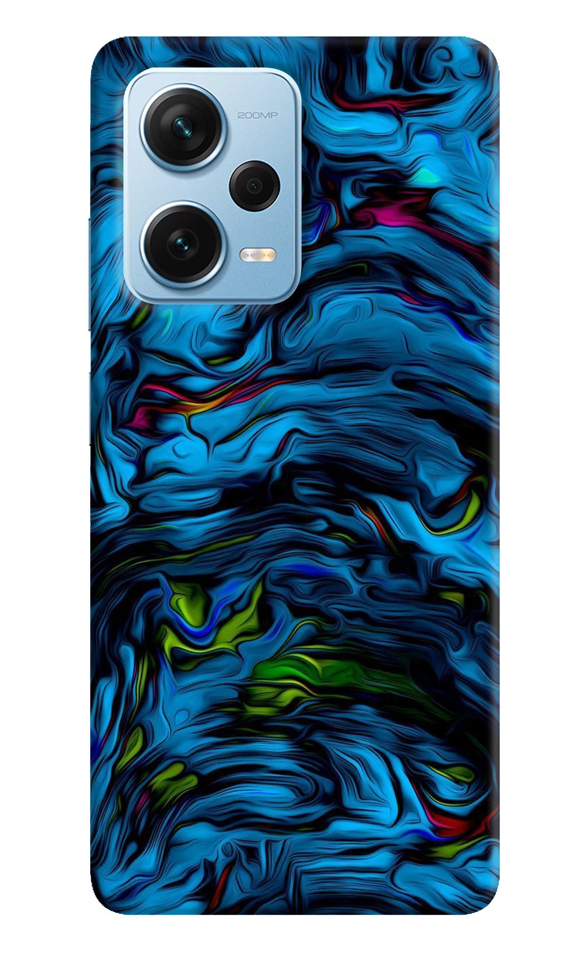 Dark Blue Abstract Redmi Note 12 Pro+ 5G Back Cover