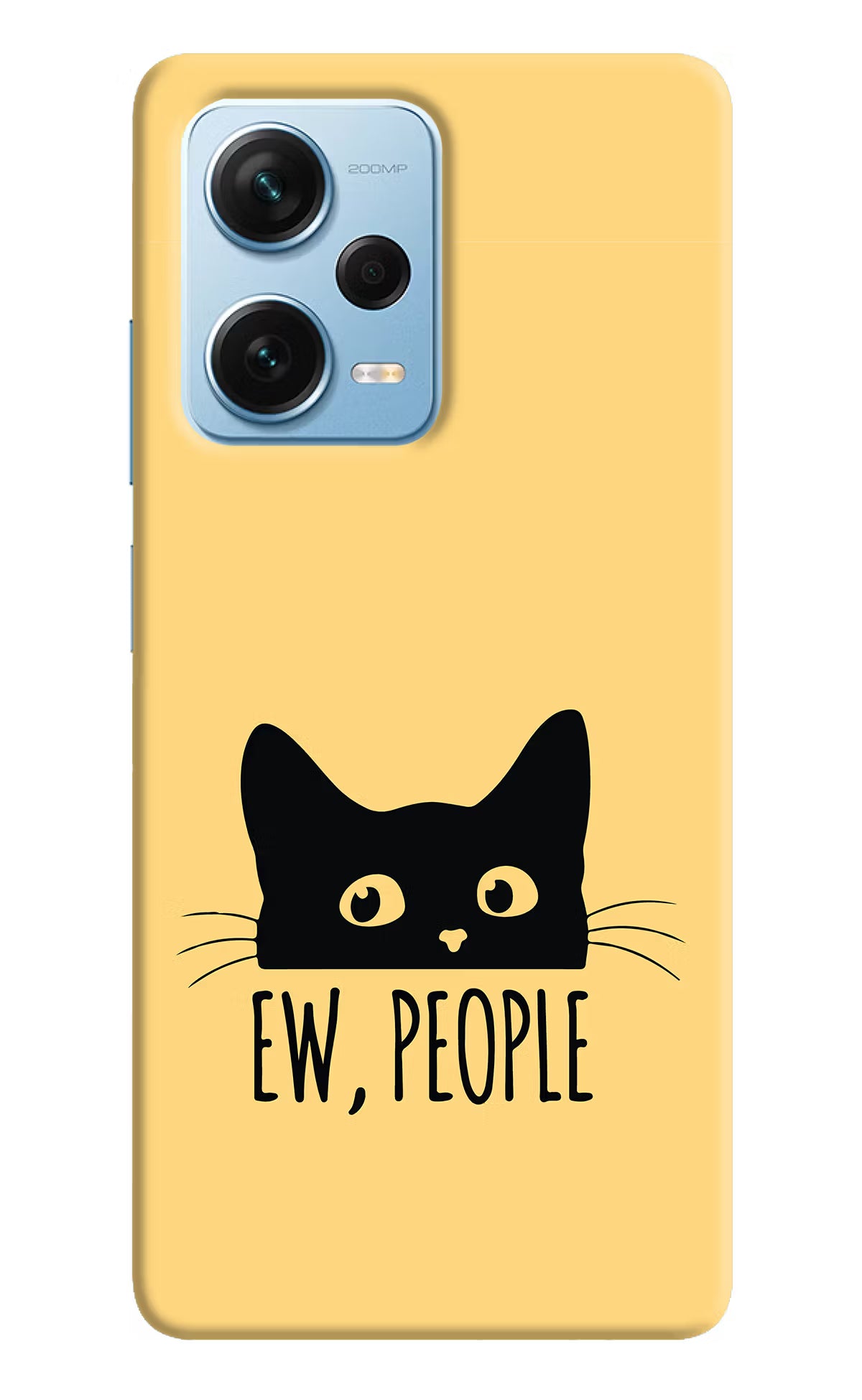 Ew People Catitude Redmi Note 12 Pro+ 5G Hard Case Back Cover by Casekaro