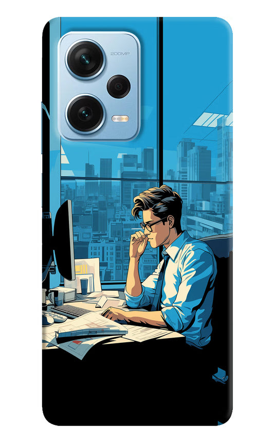 Focused Hustler (AI Generated) Redmi Note 12 Pro+ 5G Hard Case Back Cover by Casekaro