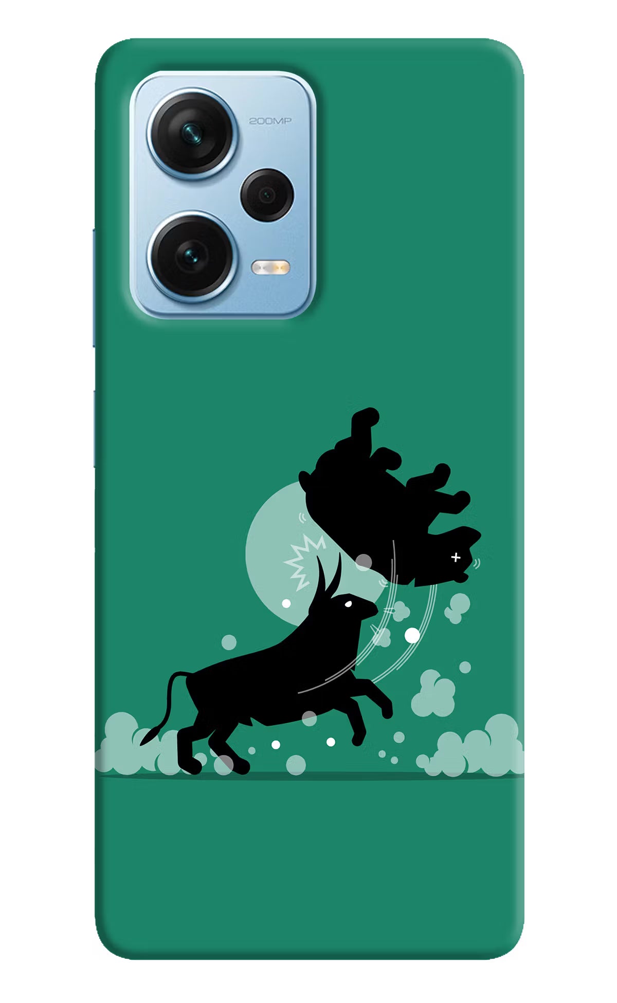 Bull Conqueror Redmi Note 12 Pro+ 5G Hard Case Back Cover by Casekaro
